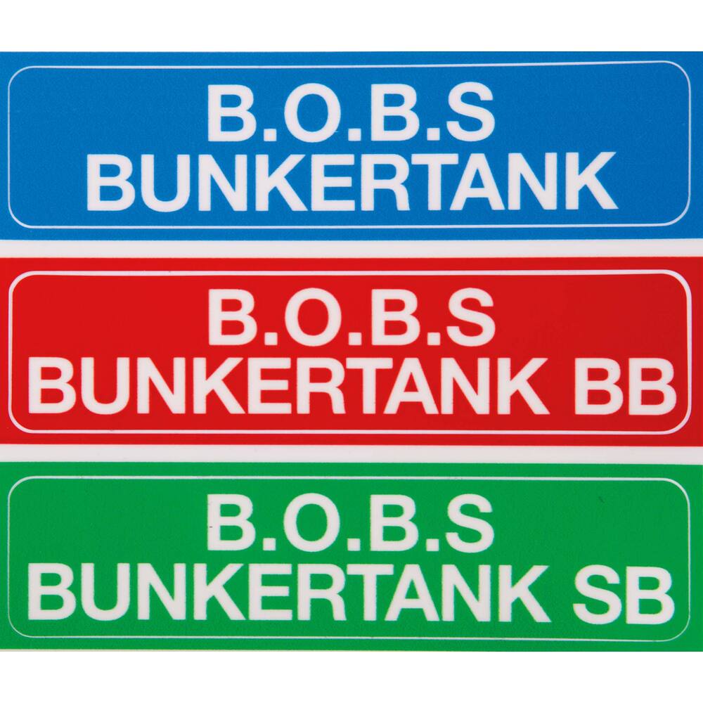 Autocollants - BOBS Bunkertank