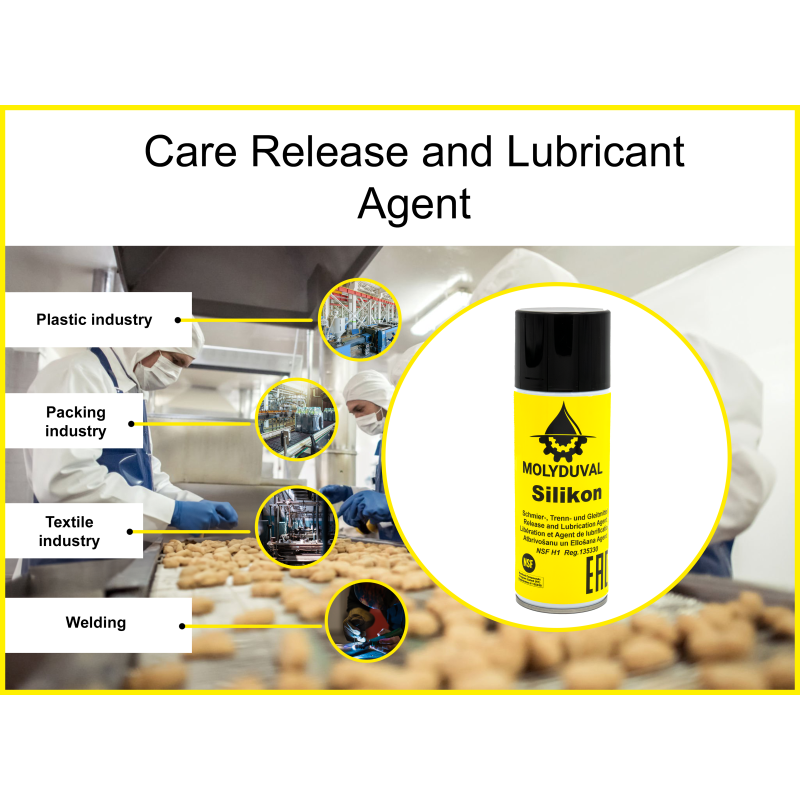 Silikon - Spray silicone NSF H1 - Molyduval - 400ml