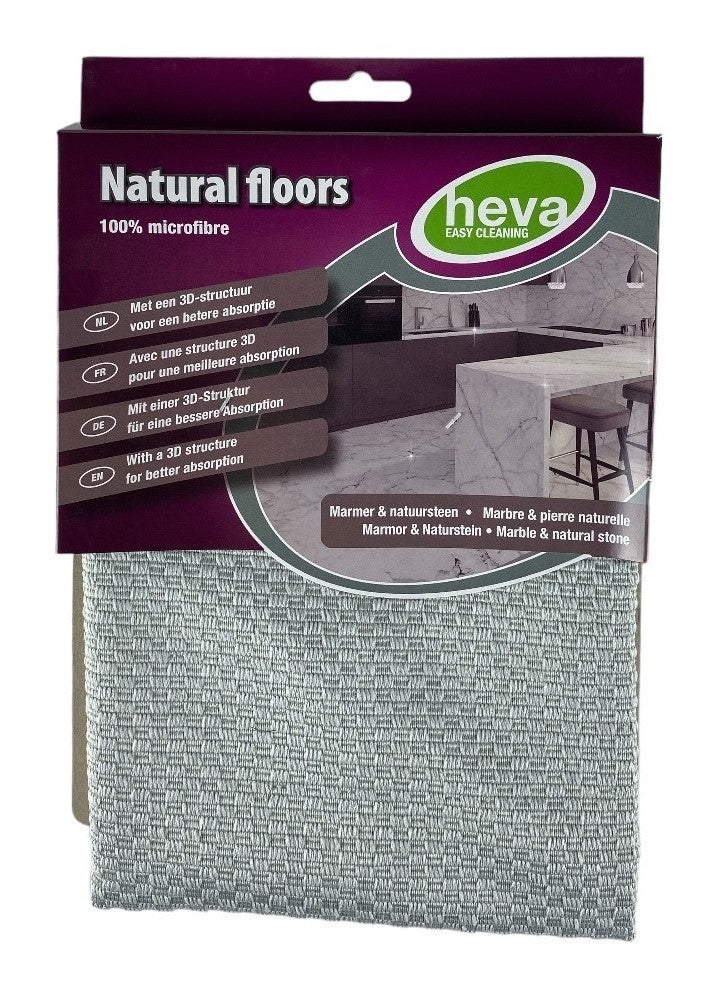 Serpillère Microfibre Sols Naturels - HEVA - 50x60cm