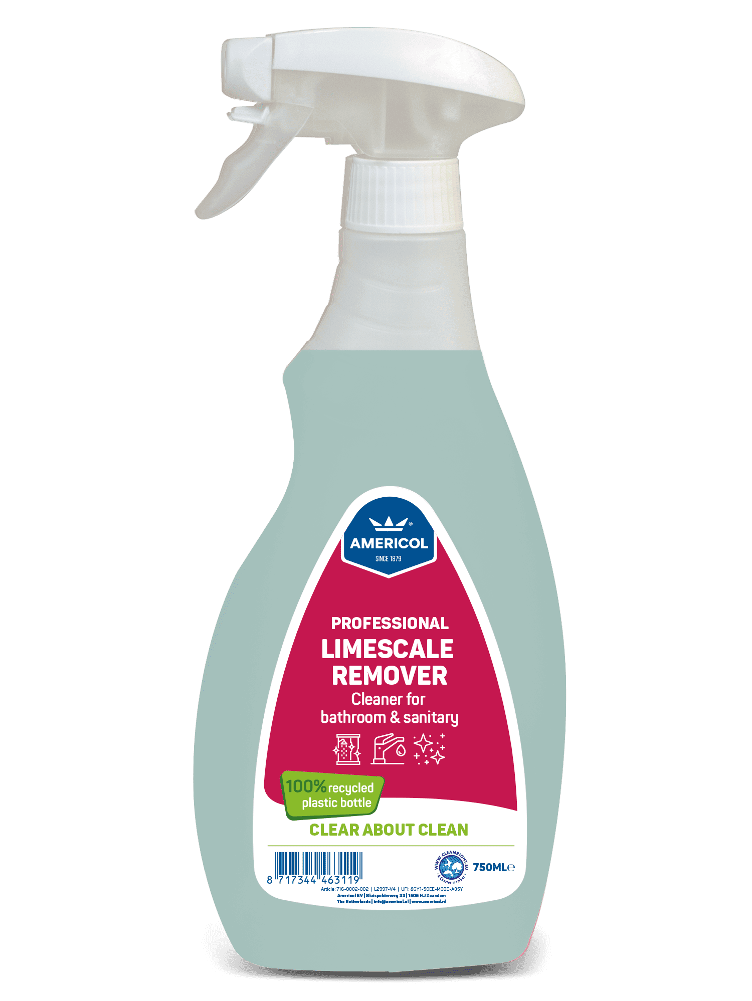 Americol - Détartrant - Limescale Remover - Spray 750ml
