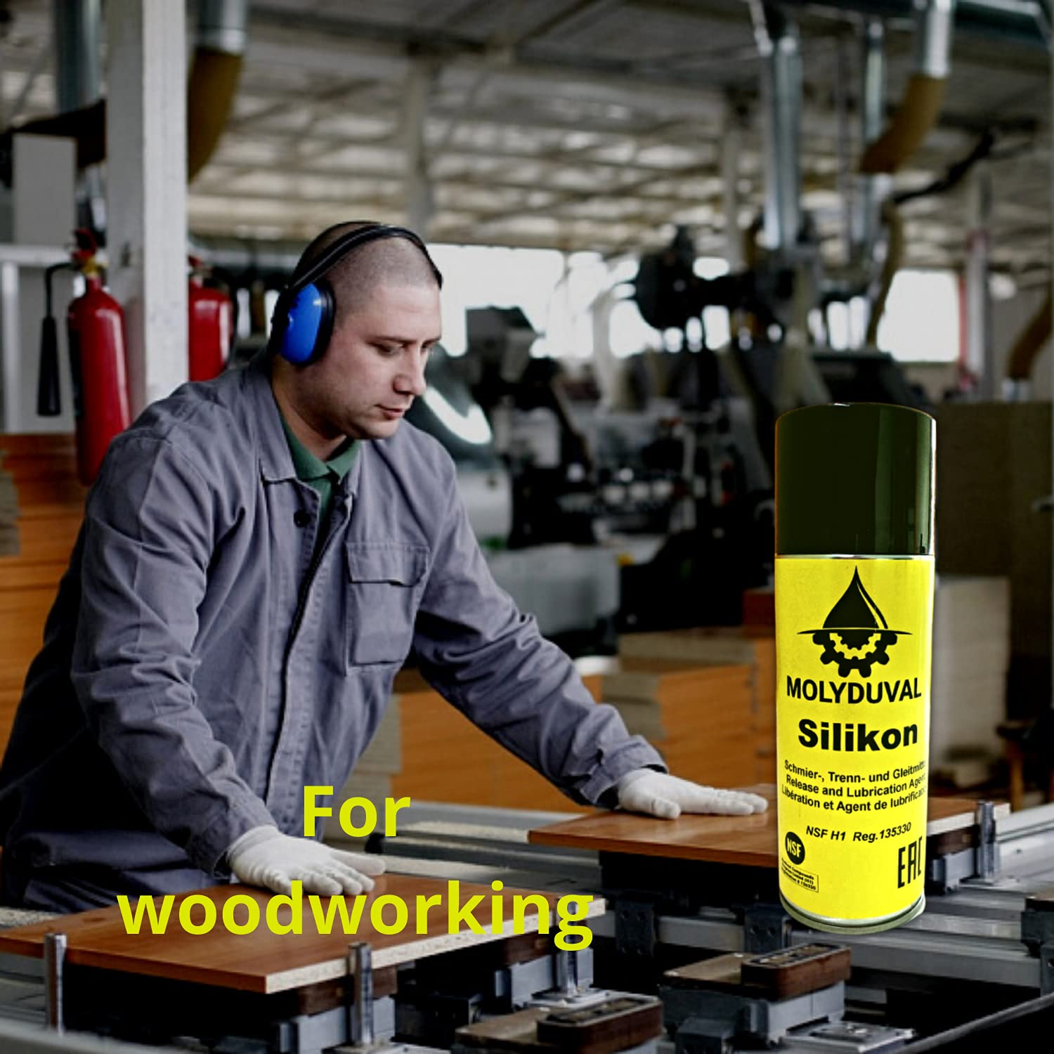 Silikon - Spray silicone NSF H1 - Molyduval - 400ml