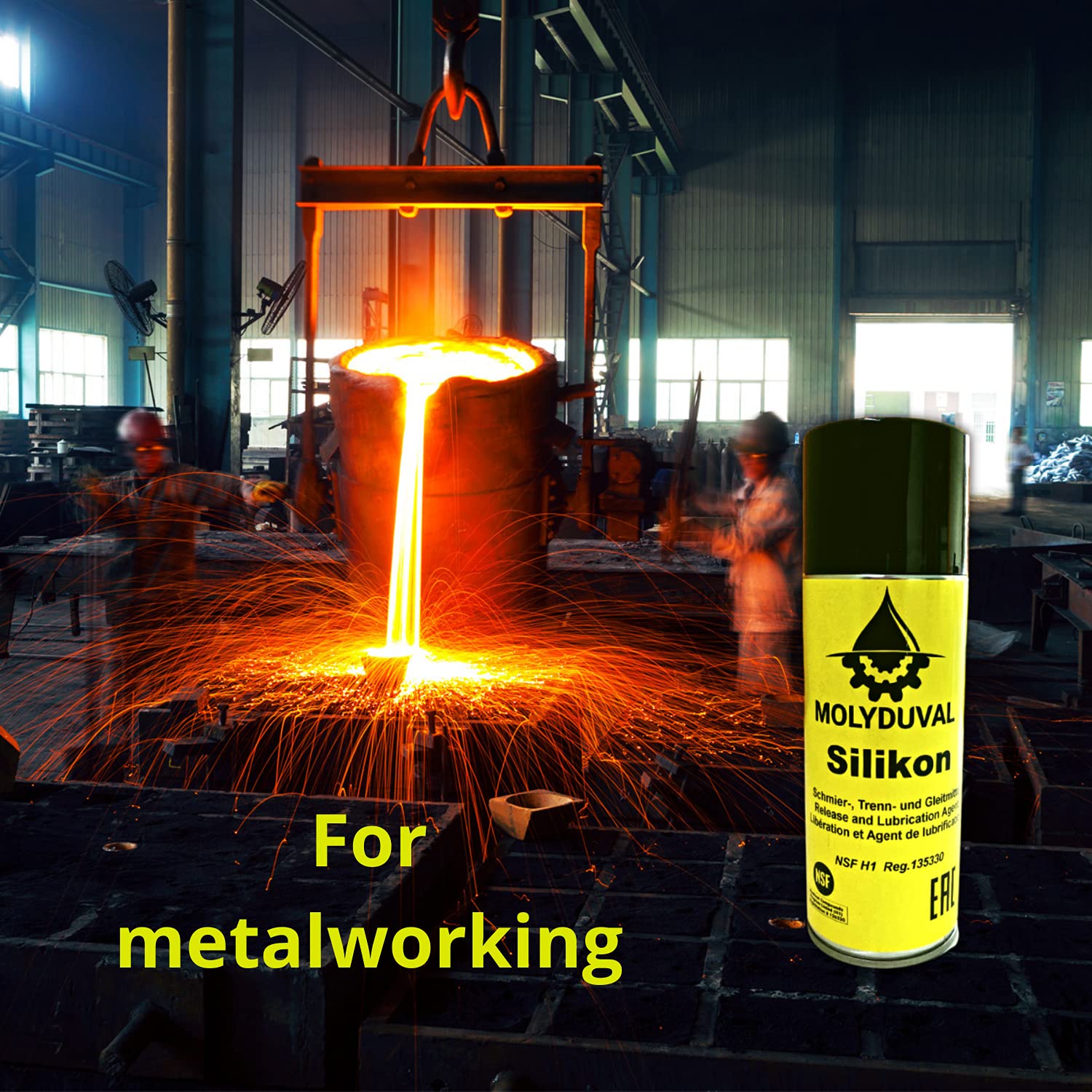 Silikon - Spray silicone NSF H1 - Molyduval - 400ml