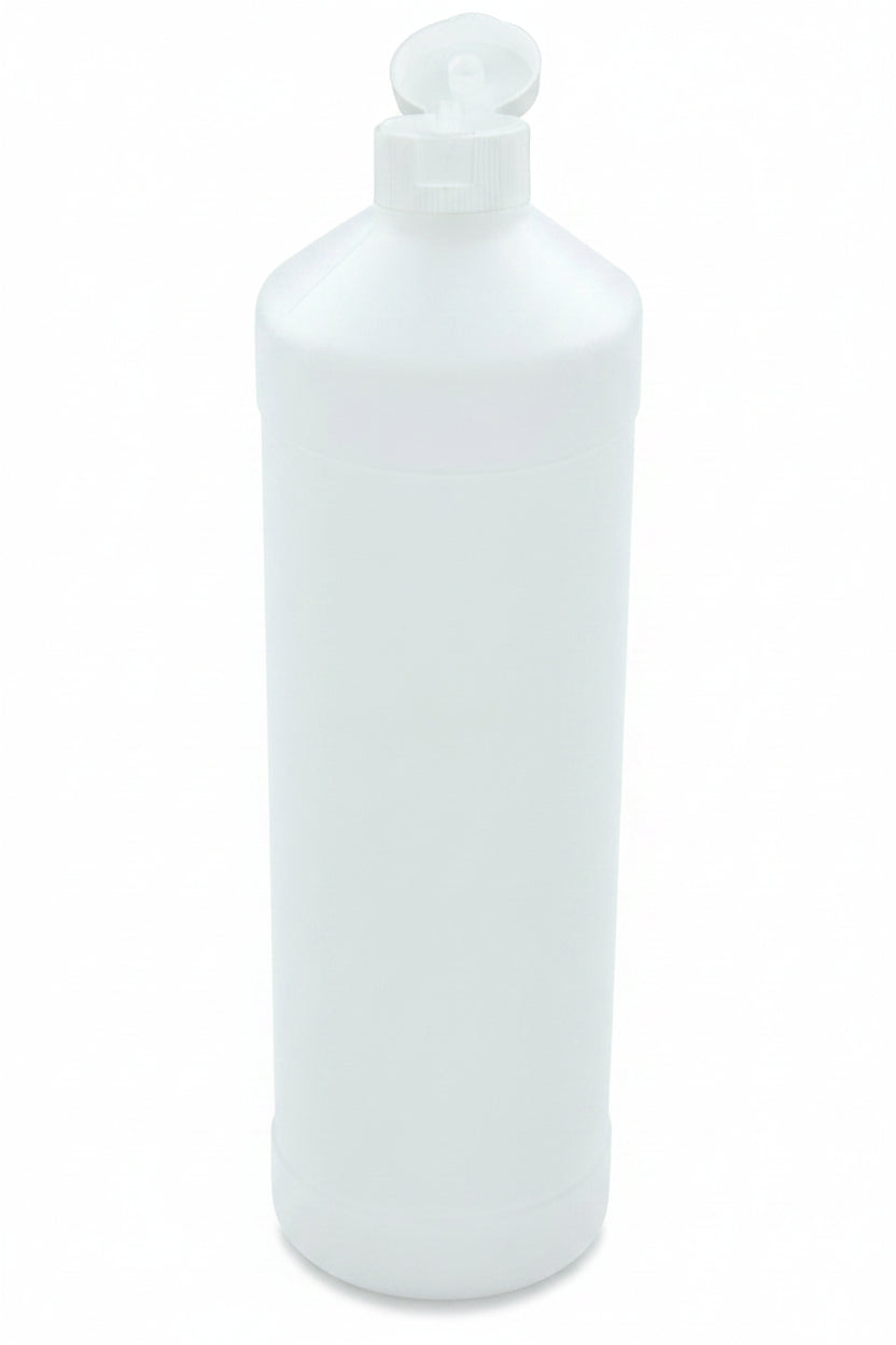 Flacon en plastique avec bouchon flip top - 500ml ou 1000ml
