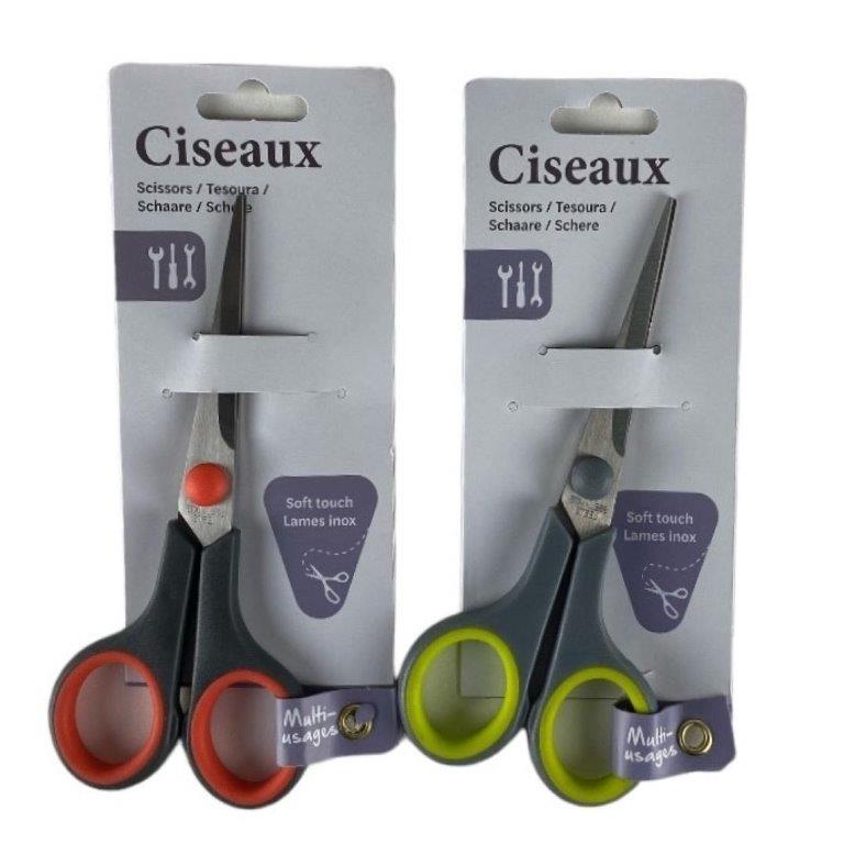 Ciseaux - Soft Touch - Lames inox