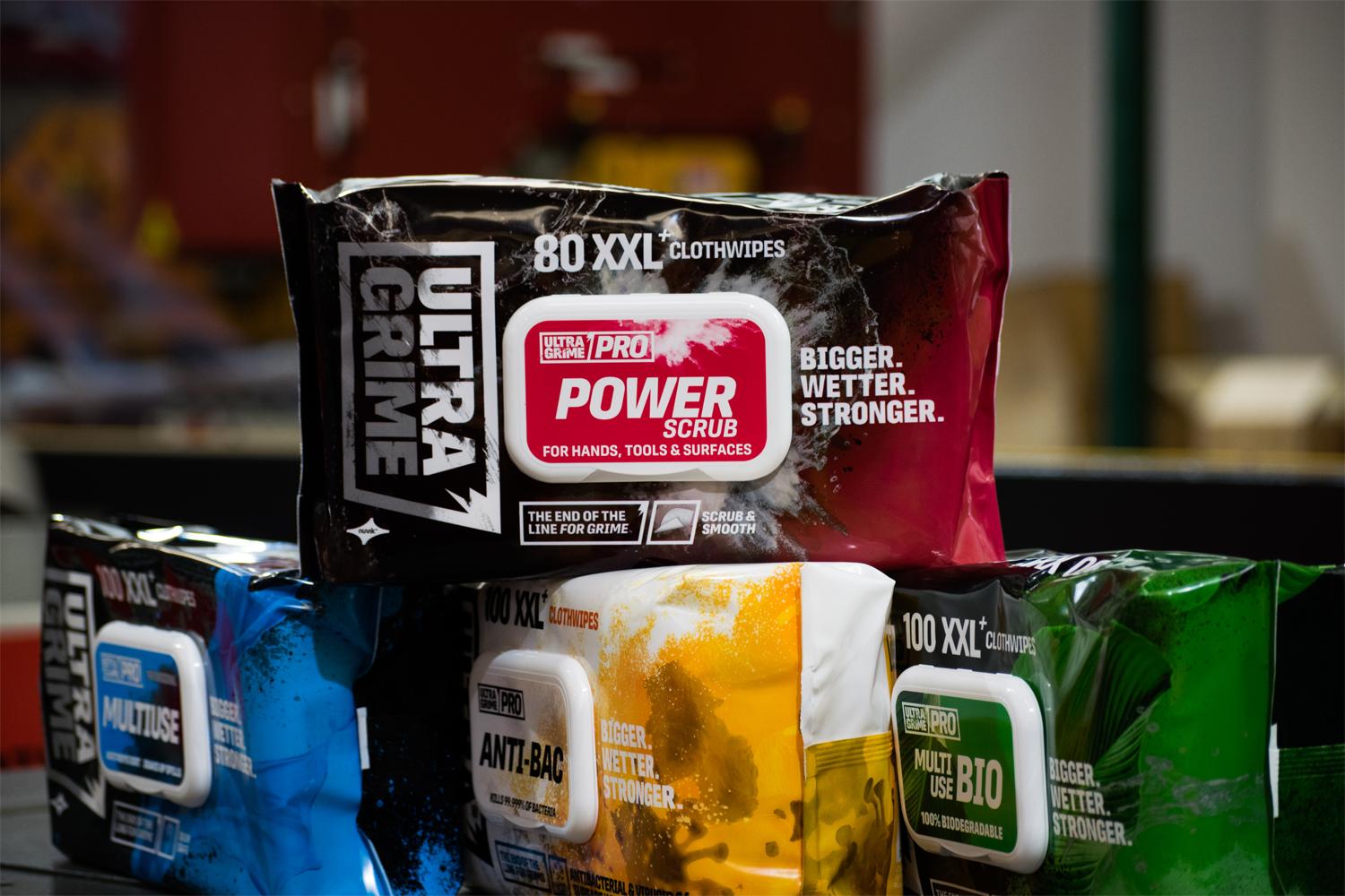 UltraGrime® Pro: Power Scrub (80 lingettes)