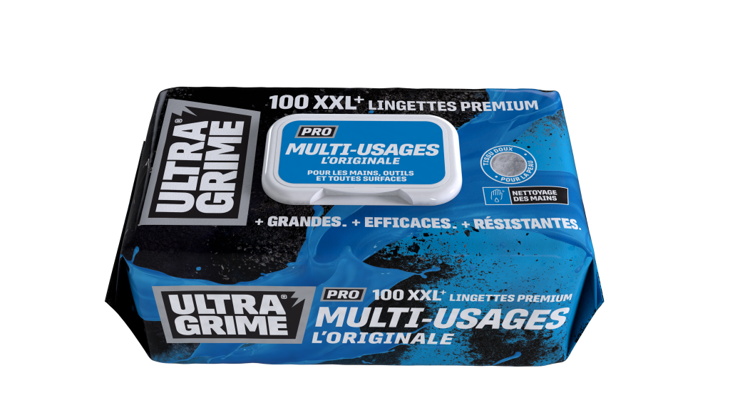 UltraGrime® Pro: Multi-usages (100 lingettes)