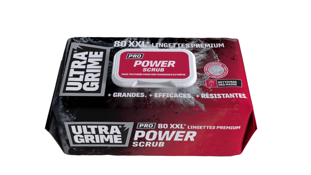 UltraGrime® Pro: Power Scrub (80 lingettes)