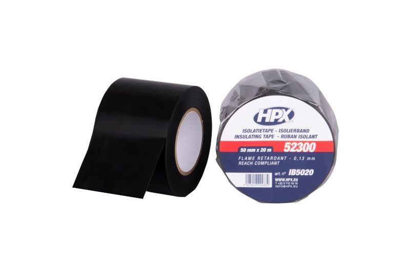 HPX - ruban isolant large - noir - 5cmx10m