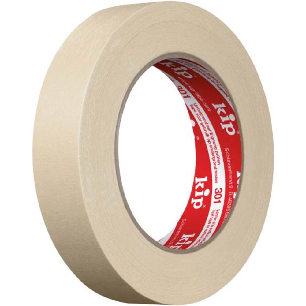 RUBAN DE MASQUAGE KIP - 50m - BLANC - 18mm ou 24mm
