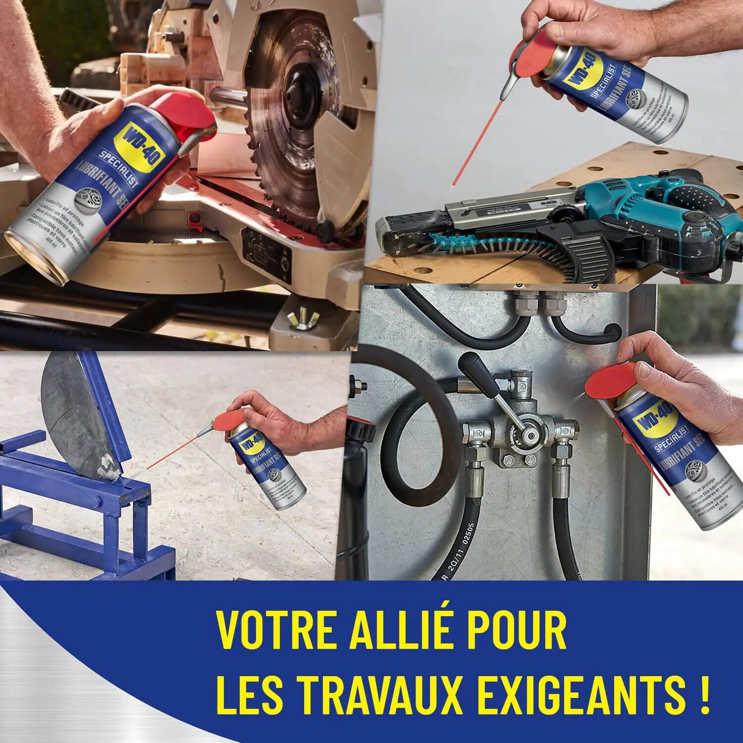 WD-40 - Lubrifiant sec au PTFE - 400ml