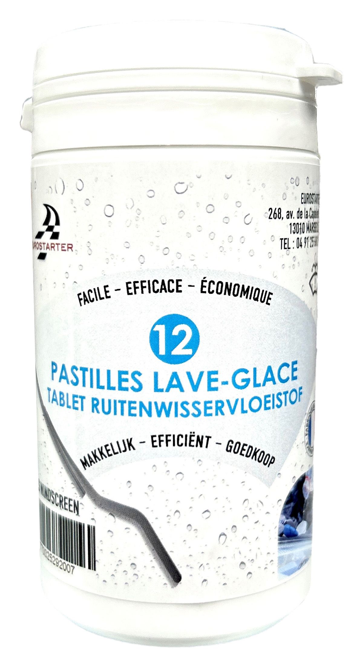 Pastilles lave glace - 12 pièces