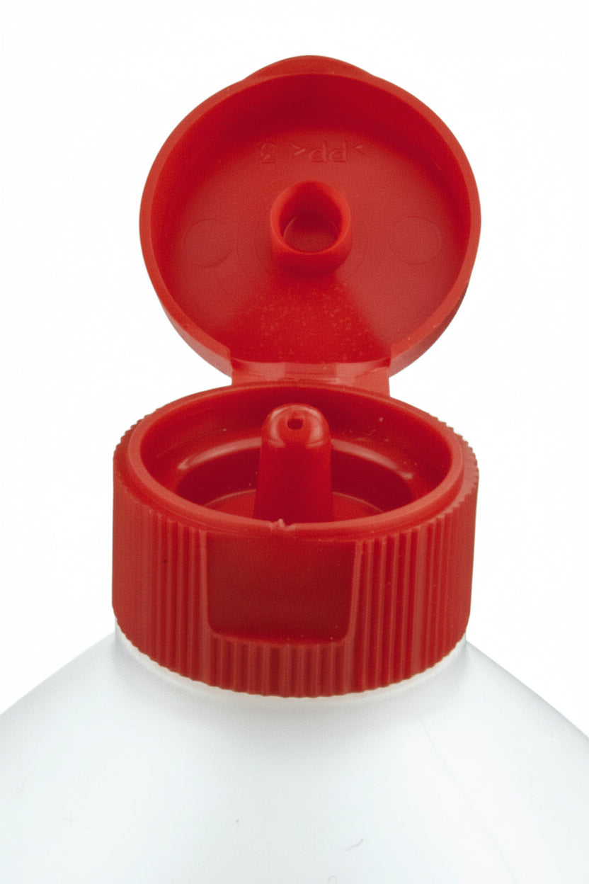 Flacon en plastique avec bouchon flip top - 500ml ou 1000ml