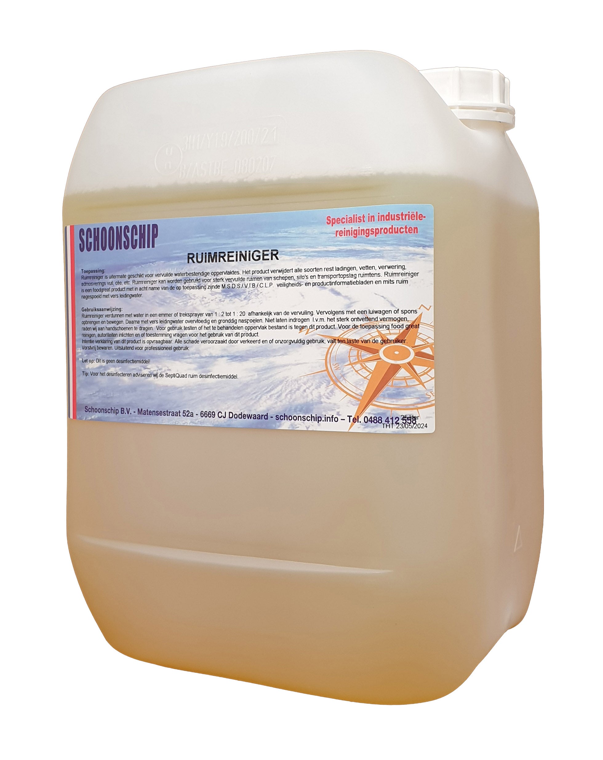 Schoonschip - Nettoyant cale/benne - 10L