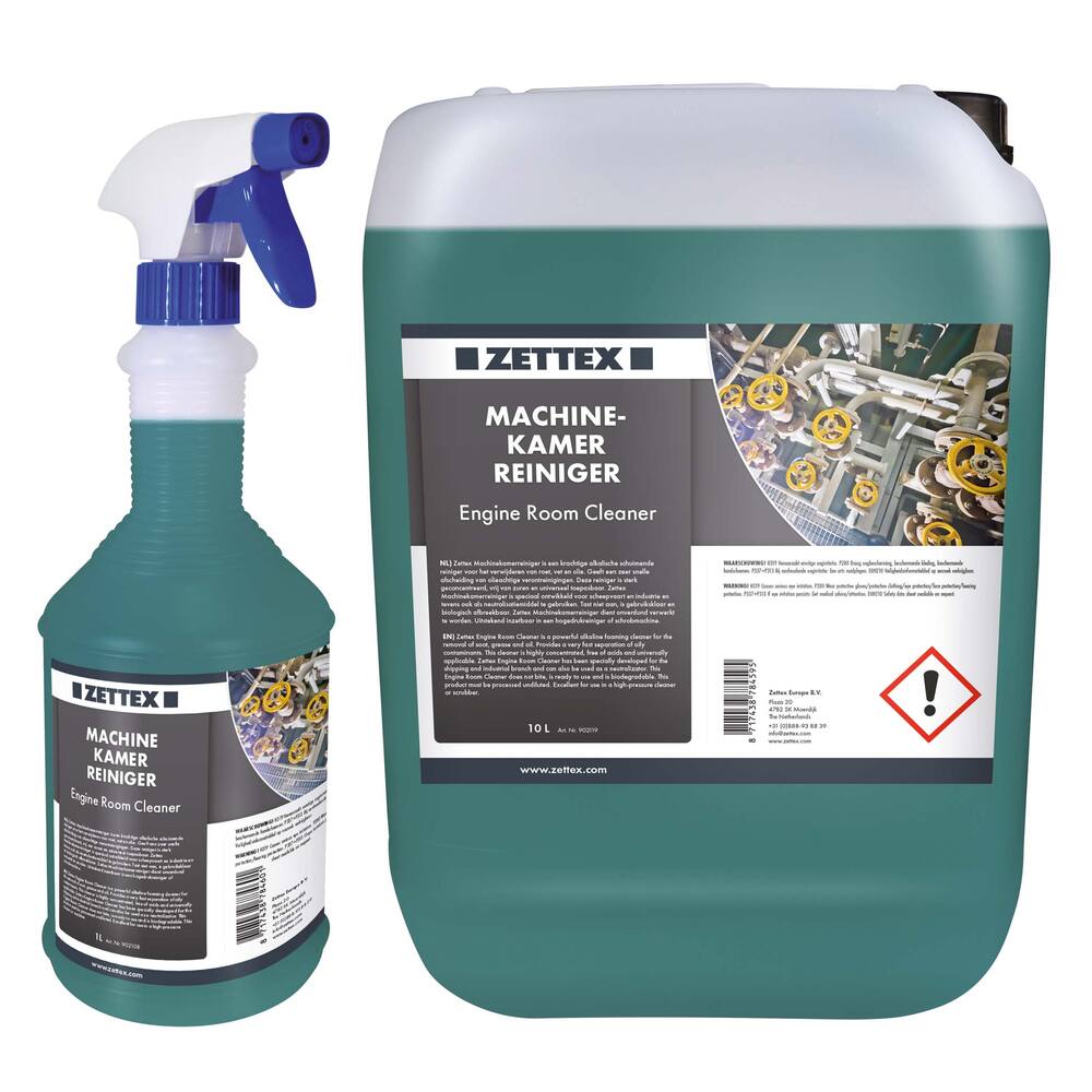 Zettex -  Nettoyant pour Salle des machines - Spray 1L