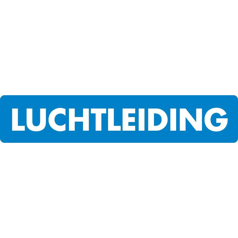 Autocollant - Luchtleiding - 10x2cm