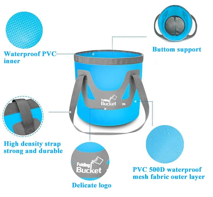 Seau pliable - Folding Bucket