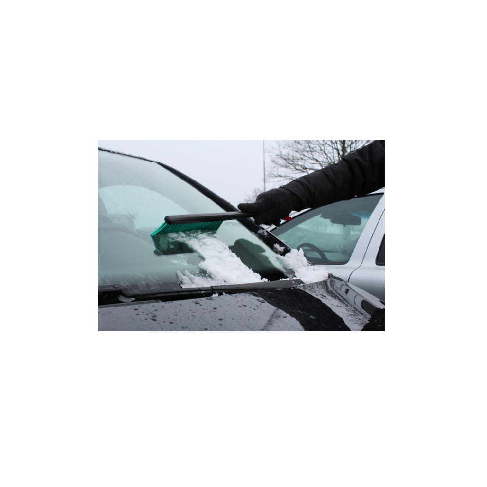 Vikan - Long-handled snow brush with ice scraper - 520052