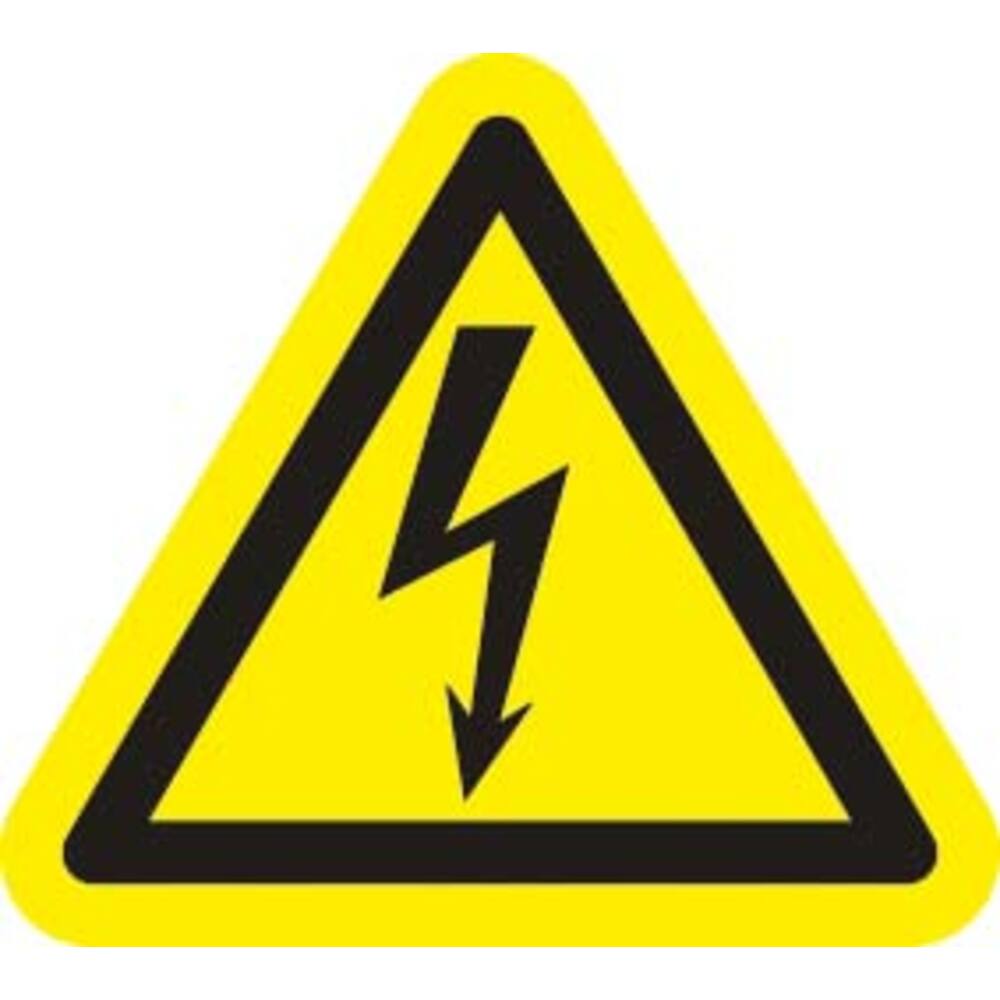 Autocollant - Danger électrique - 9x9x9cm
