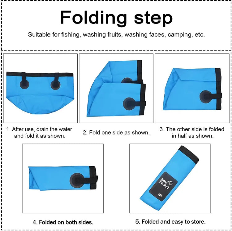 Seau pliable - Folding Bucket