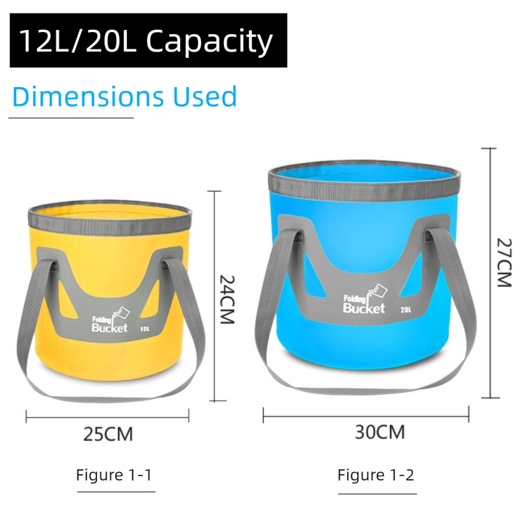 Seau pliable - Folding Bucket