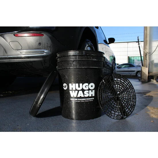 Hugo Wash - Seau de lavage 20L avec grille de Protection Anti-Rayures