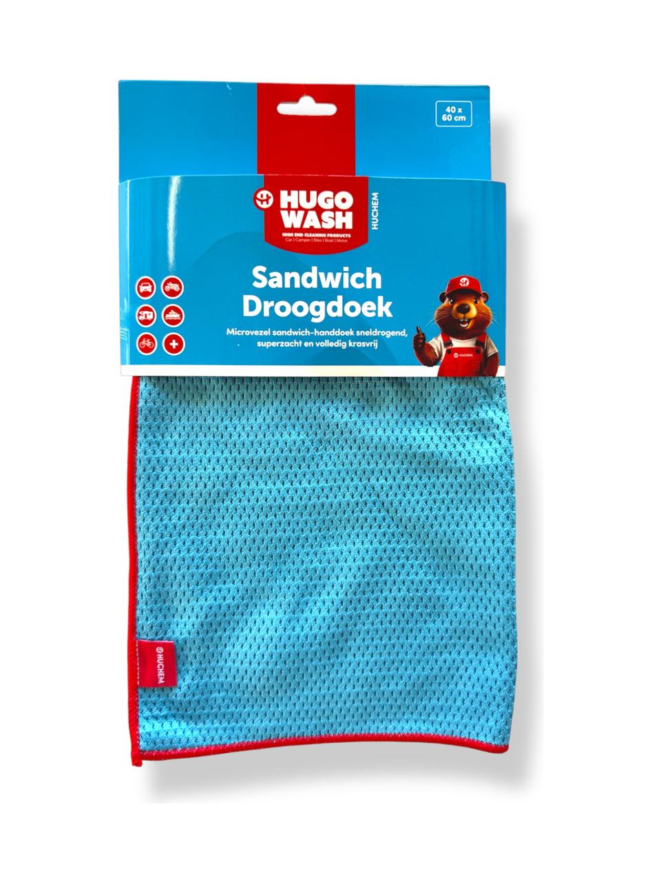 Hugo Wash - Microfibres de séchage Sandwich - 40x60cm