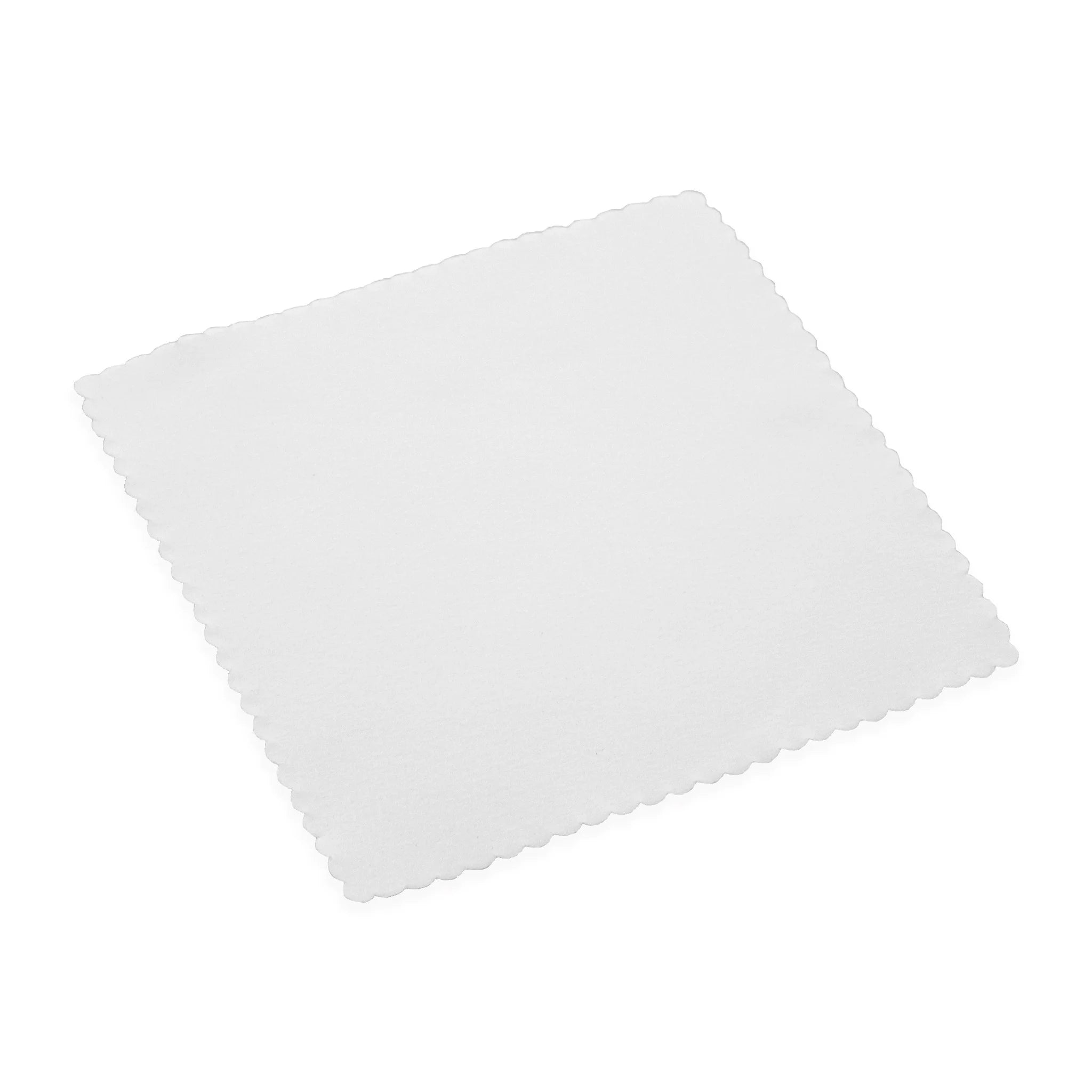 Lot 10 microfibres suède blanches - 12x12cm