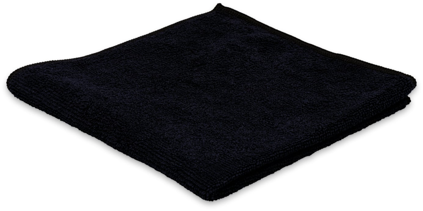AQUA Soft Black - microfibre noire - 40x40cm - 300g/m²