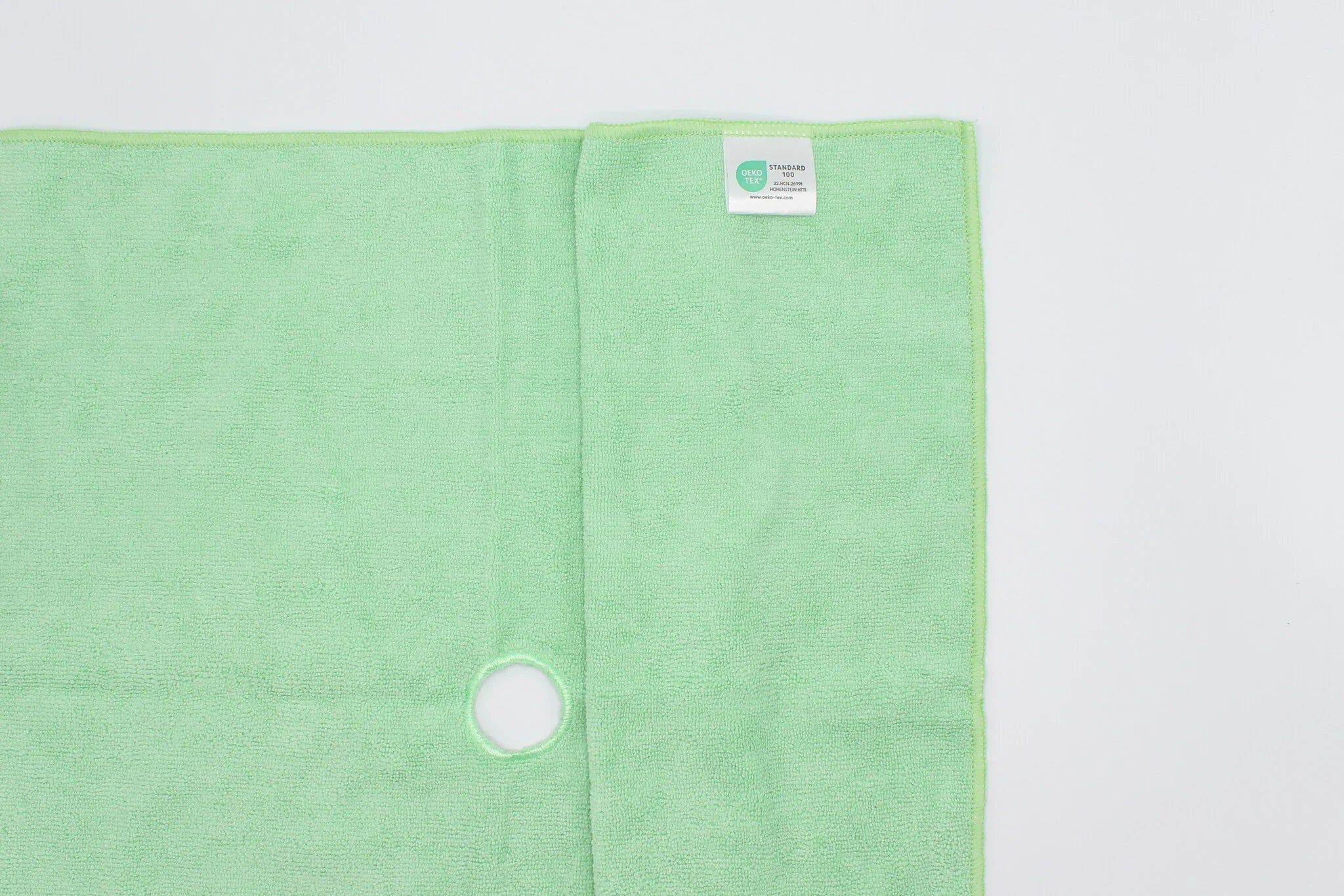 Serpillère AQUA avec trou - verte - 50x70cm - 300g/m²