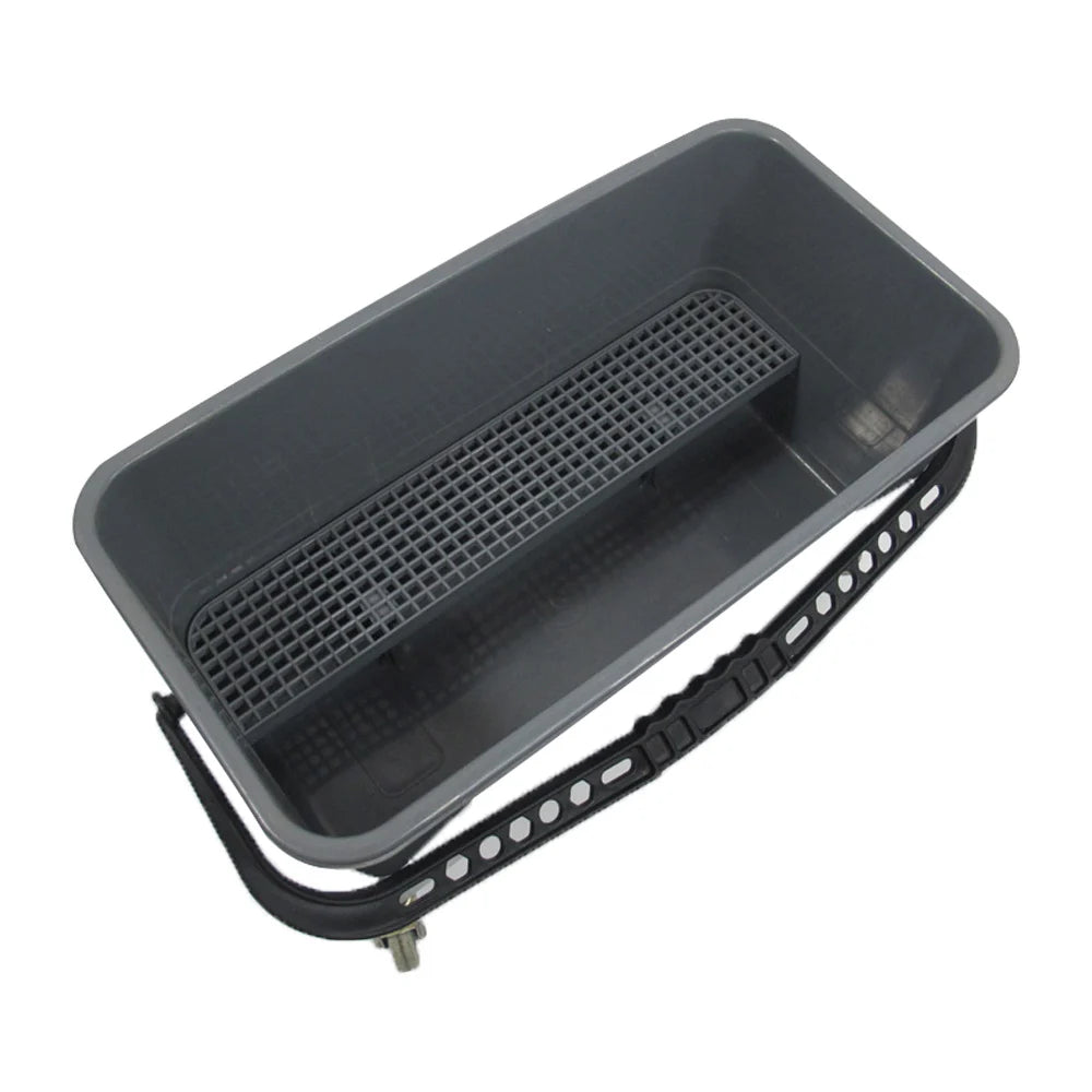 Seau 25L sur roulettes avec grille intégrée