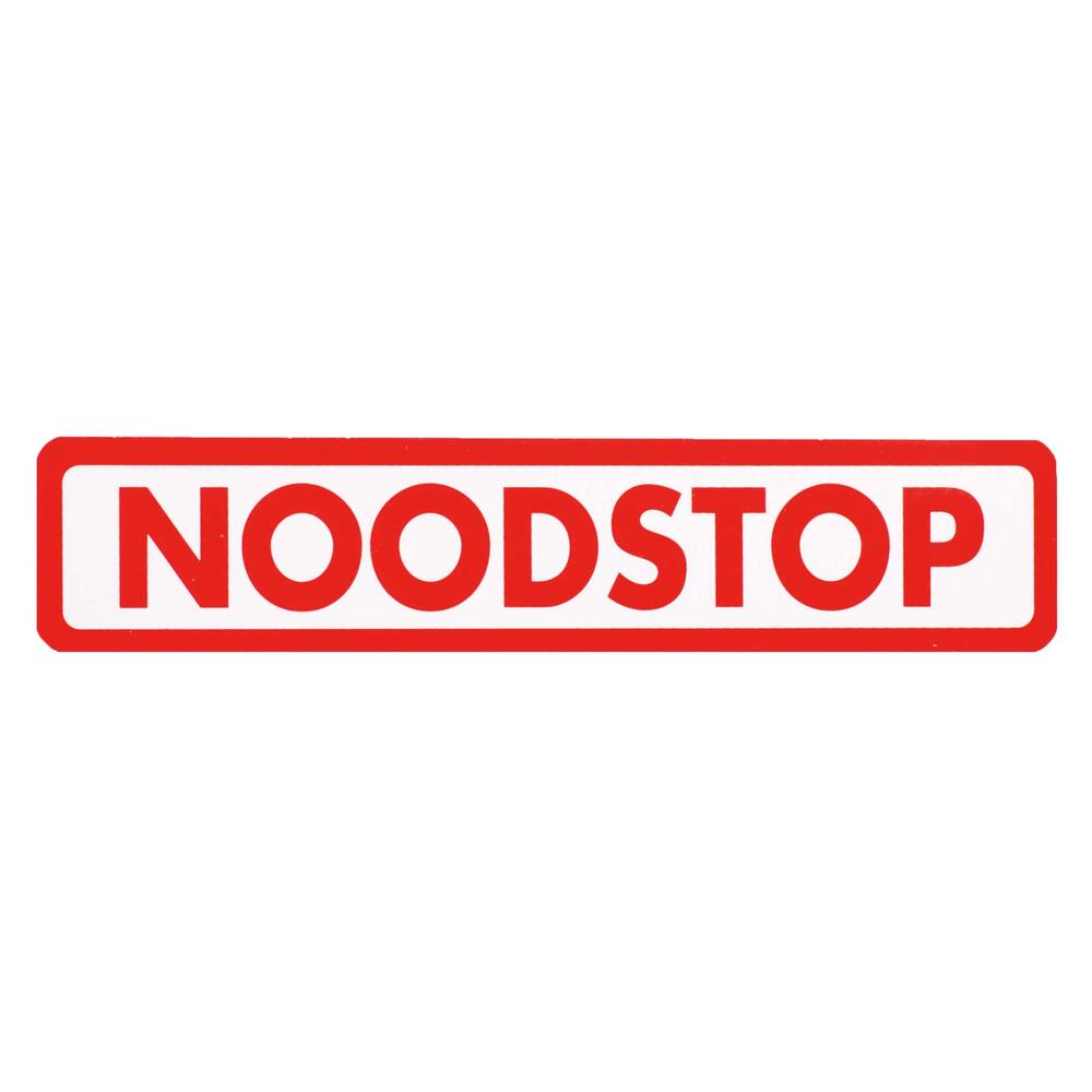 Autocollant - Noodstop - 15x3cm